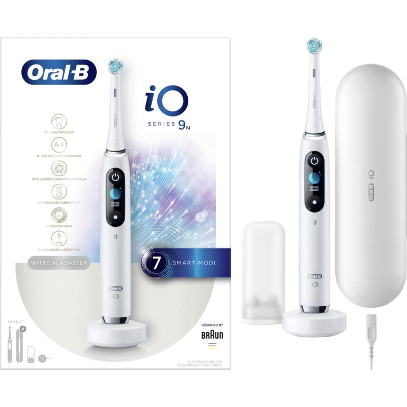 Escova de dentes elétrica Oral-B iO9 iOM9.1A1.1AD branca