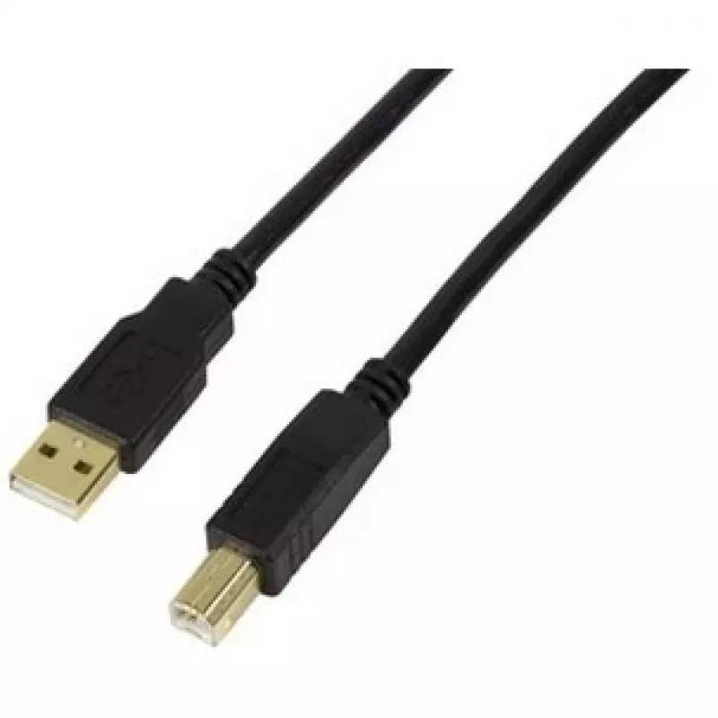 Cabo USB LogiLink UA0264 USB 2.0 10 m USB A USB B preto