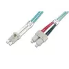 Cabo de patch de fibra ótica Digitus OM3 LC/SC 1 m