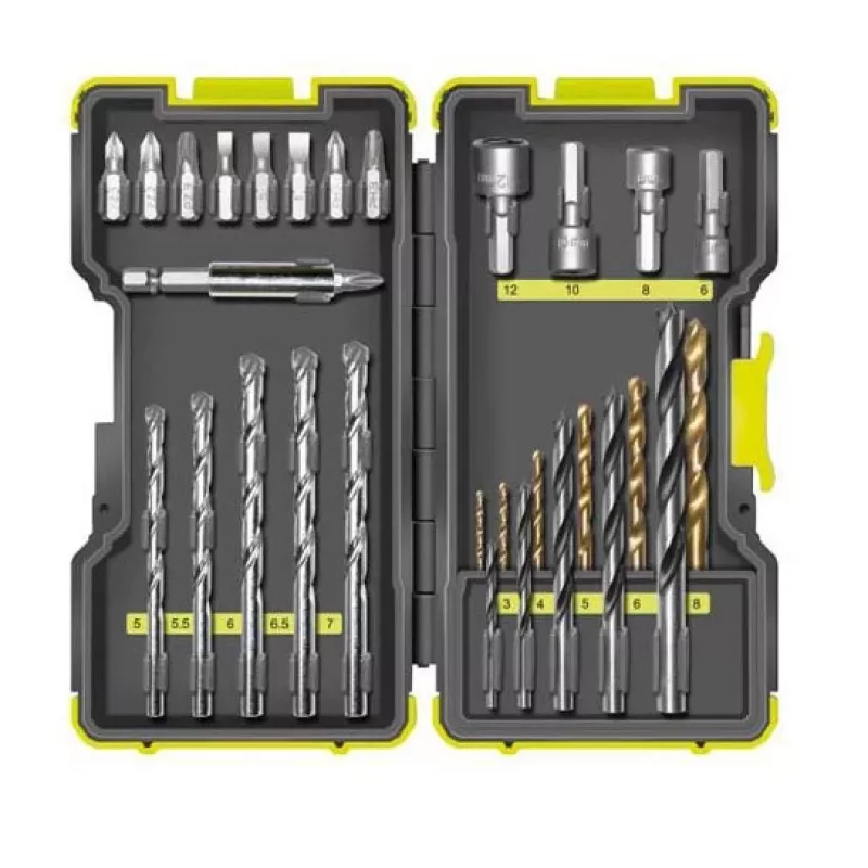 Conjunto de brocas Ryobi RAK30MIX 30 unid.