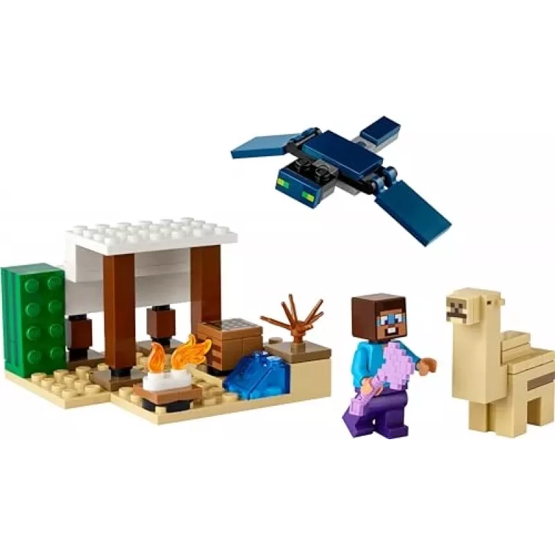 Lego Minecraft 21251 Expedição ao deserto do Steve conjunto de construção de bioma