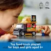 LEGO City Carrinha de Hambúrgueres Food Truck Brinquedo para rapazes e raparigas a partir de 5 anos, veículo de construção, conjunto de cozinha com minifigura de vendedor e acessórios