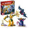 LEGO NINJAGO Arin's Battle Mech Figura de ação Brinquedo ninja para rapazes e raparigas a partir de 4 anos, conjunto Dragons Rising com minifigura Arin e mini-katana