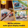 LEGO Creator 3-in-1 31146 Camião de Plataforma com Helicóptero