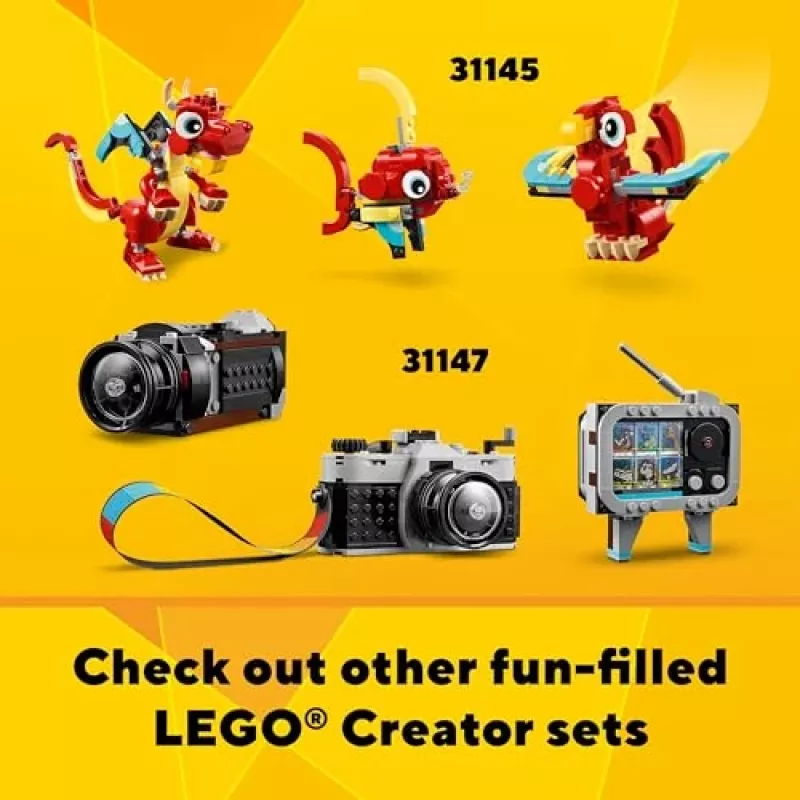 LEGO Creator 3-in-1 31146 Camião de Plataforma com Helicóptero