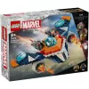 Brinquedo de construção LEGO Marvel Super Heroes Nave espacial Rocket 76278 – conjunto Rocket e Ronan