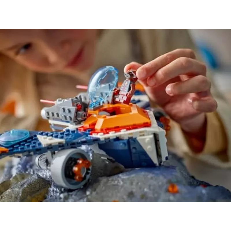 Brinquedo de construção LEGO Marvel Super Heroes Nave espacial Rocket 76278 – conjunto Rocket e Ronan