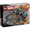 Brinquedo de construção LEGO Marvel Super Heroes Nave espacial Rocket 76278 – conjunto Rocket e Ronan