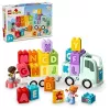 Brinquedo de construção LEGO DUPLO 10421 Camião ABC, 36 peças, 2 minifiguras, a partir de 2 anos, dimensões 110 × 140 × 70 mm