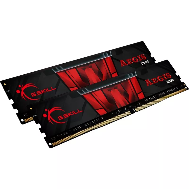 Memória RAM de secretária DIMM G.SKILL DDR4 16GB (2x8GB) 2666MHz PC21300, 288 pinos, CL19, XMP 2.0, sem buffer, dissipador de calor