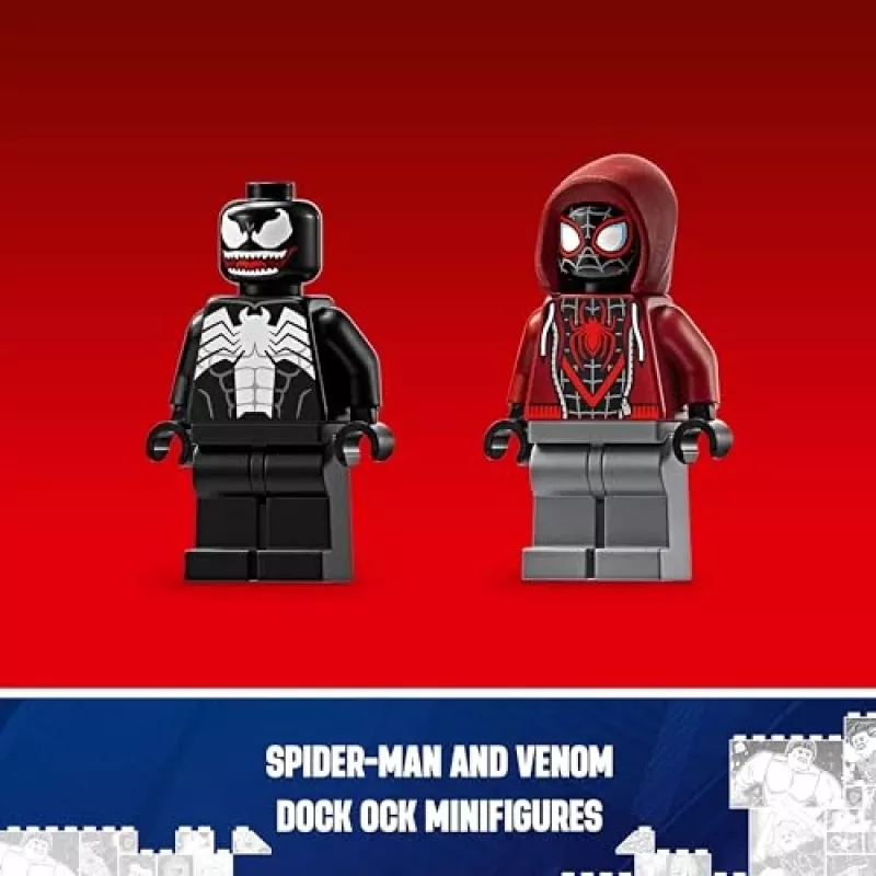 LEGO 76276 Marvel Armadura Mech Venom vs. Miles Morales