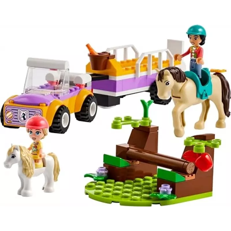 LEGO Friends Conjunto de brincar com reboque de cavalos e póneis 42634