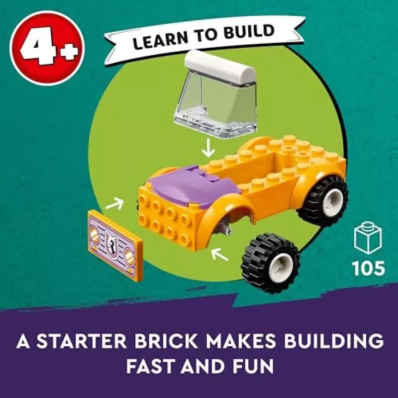 LEGO Friends Conjunto de brincar com reboque de cavalos e póneis 42634