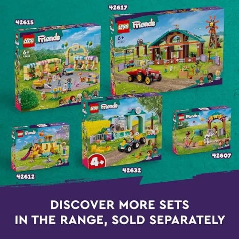LEGO Friends Conjunto de brincar com reboque de cavalos e póneis 42634