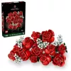 LEGO Icons Buquê de Rosas Flores Artificiais Conjunto para Adultos Coleção Botânica Acessórios de Casa Presente de Dia dos Namorados para Mulheres
