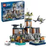 LEGO City conjunto de construção Esquadra de Polícia Ilha Prisão 60419 — 980 peças, 7 minifiguras, 370×400×160 mm