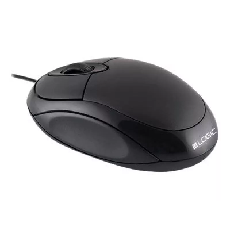 Logic Lm-11 - Rato - ótico - com fio - USB - preto