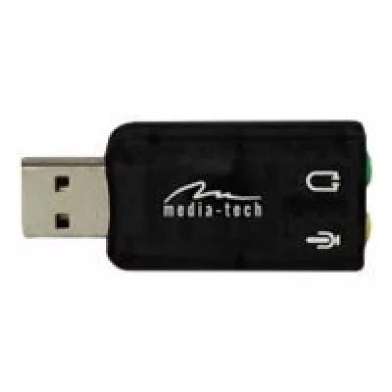 Media-Tech Virtu 5.1 Mt5101 - placa de som - 5.1 - USB 2.0