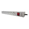 DIGITUS Professional A-19-STRIP-2-IMP – Unidade de distribuição de energia (Rack – montagem em rack) – Corrente alternada 250 V – Alimentação de entrada – Saída
