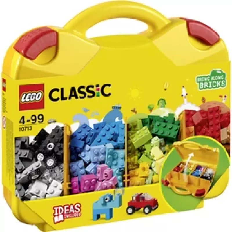 LEGO 10713 Classic Mala Criativa Caixa de armazenamento para brinquedos com blocos coloridos divertidos presente para crianças a partir dos 4 anos rapazes e raparigas unidade