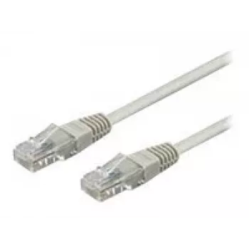 Wentronic Goobay cabo de patch CAT 6, U/UTP, cinzento, 3 m - mistura de cobre CCA (68409)