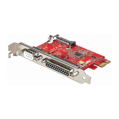 Placas PCIe série e paralelas