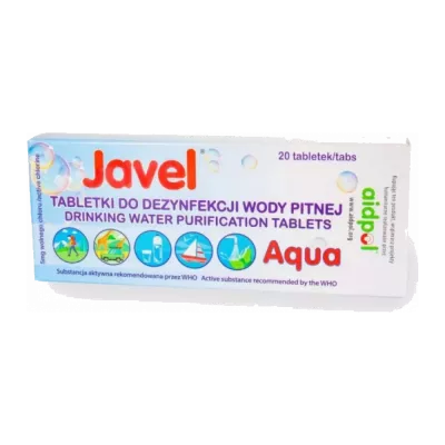 Pastilhas de desinfeção de água