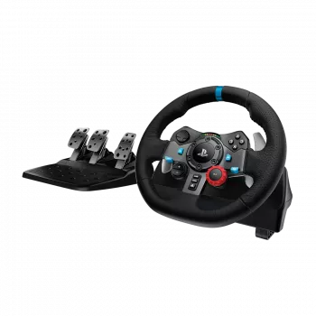 LOGITECH G29 Driving Force Racing Wheel para PlayStation5 e PlayStation4 - PRETO - USB - PLUGCG - WWi-9006 - VOLANTE
