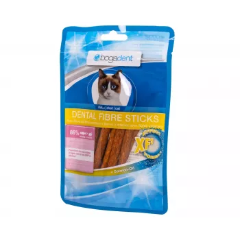 BOGAR Bogadent Dental-Fibersticks Salmão - petiscos para gatos - 50 g