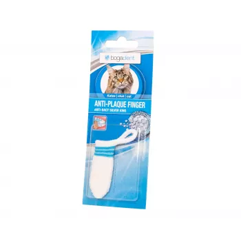 Dedal bogar Bogadent Anti-Plaque — removedor de placa dentária para gatos, 1 unid., 120 g, para gatos adultos