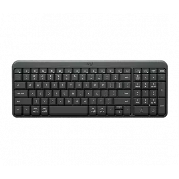 Teclado compacto sem fios Logitech K250 layout US, recetor nano USB, teclas rasas