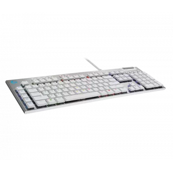 LOGITECH G815 LIGHTSPEED RGB teclado gaming mecânico – GL Tactile - BRANCO - PAN - USB - NORDIC-613 - TACTILE SWITCH