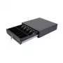 TCS HS-410A 410 (L) x 415 (P) x 100/114 (A) mm 8 moedas/4 notas (garra de arame metálico) DC24V com RJ11, microinterruptor com duas gavetas de mídia como padrão. (HS-410A)