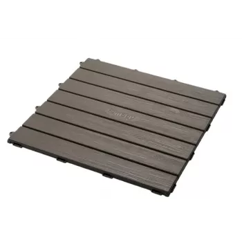 Smoby Chão para Casa de Jardim Life - Cinzento Antracite, 10 Placas, 2,5 m²