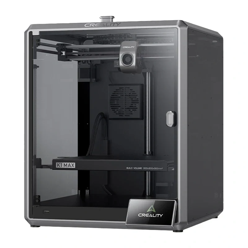 Impressora 3D Creality K1 Max 2025 - 300x300x300 mm Alta Velocidade 600 mm/s AI LiDAR