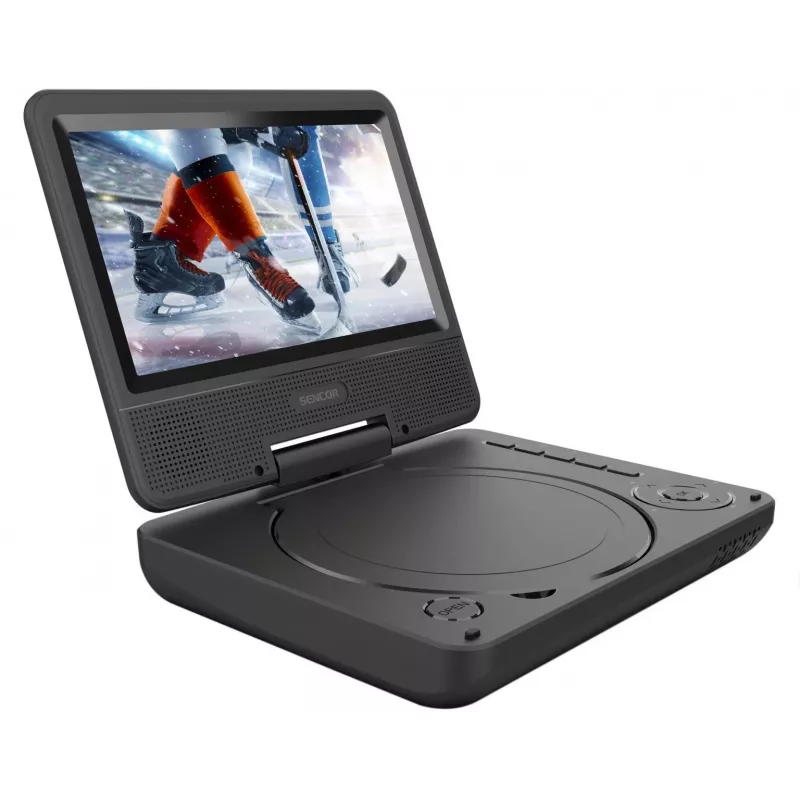 SENCOR SPV 2075 leitor de DVD portátil de 7 polegadas com USB/SD, ecrã LCD de 7 polegadas