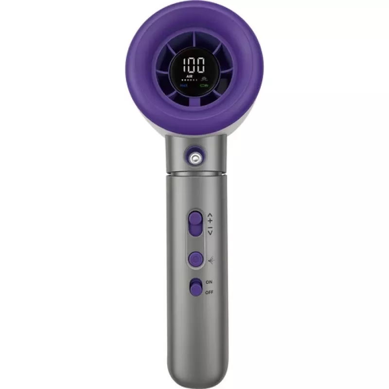 Verbatim Cool 'n' Go Aqua Breeze ventoinha de mão com nebulizador, roxo/cinzento (32345)
