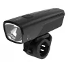 ANSMANN 1600-0524 Luz frontal LED para bicicleta, 50 lx, 2600 mAh, 2 W, preto