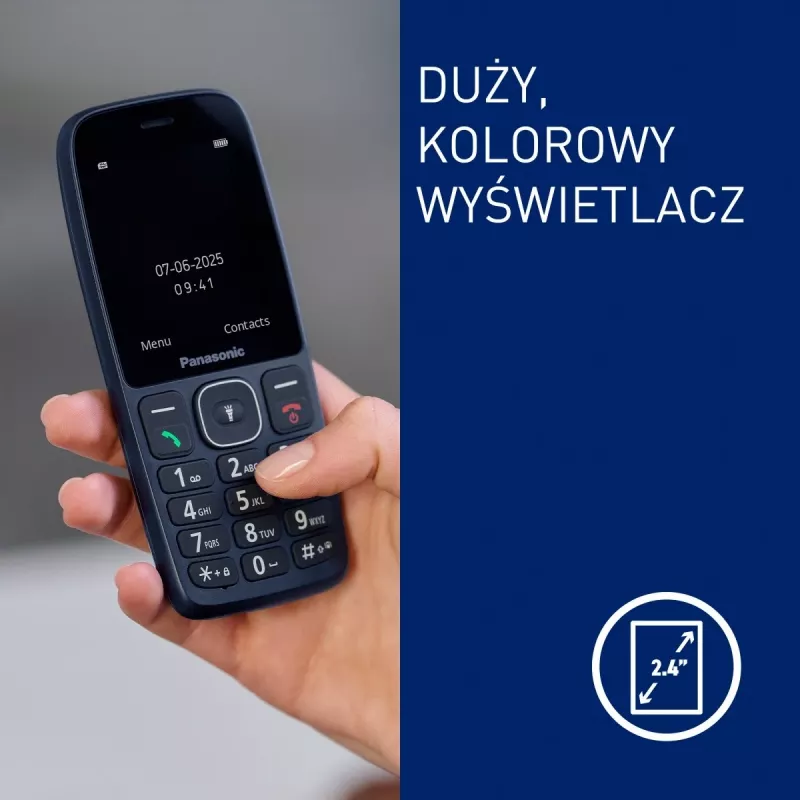 Panasonic KX-TF400EXC telemóvel, azul