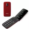 PANASONIC KX-TU410EXR telemóvel de abrir - vermelho