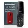 PANASONIC KX-TU410EXR telemóvel de abrir - vermelho