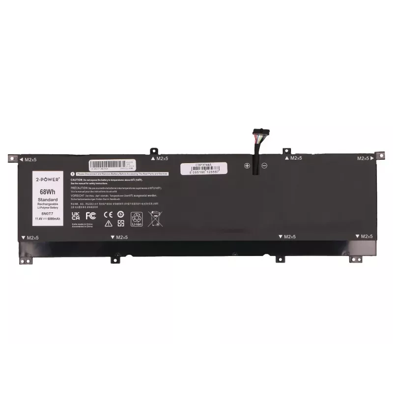 Bateria principal 2-Power para Dell XPS 15 9575 2-in-1 - 68 Wh