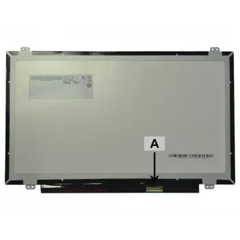Ecrã LCD para portátil 2-Power 14,0 polegadas HD brilhante com suportes - 1366x768 - 40 pinos LVDS