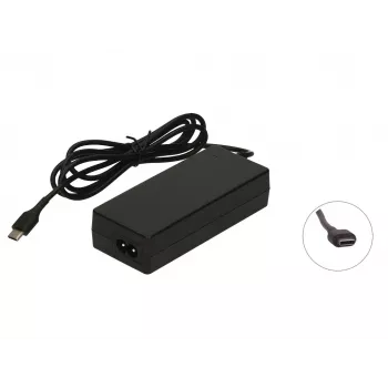 Fonte de alimentação AC 2-POWER PSA Parts CAA0744G 65W para portátil Lenovo - preto
