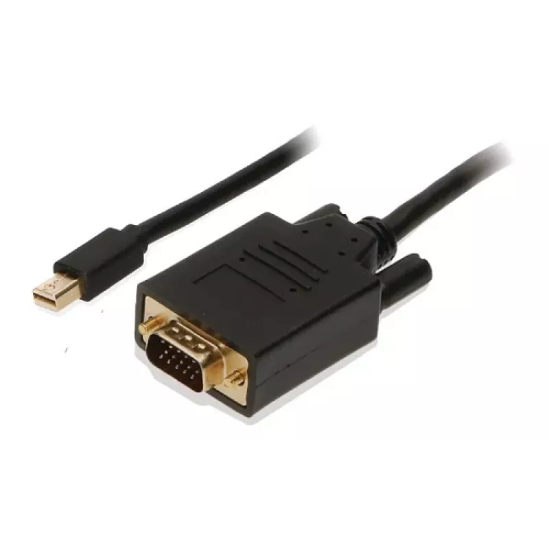 Cabo adaptador de vídeo Mini DisplayPort para VGA 2-Power CAB0027A 1m preto