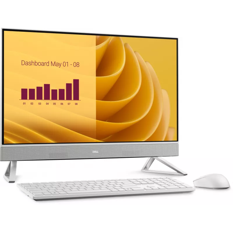 Dell 27 All-in-One EC27250 Windows 11 Pro Intel Core 7-150U 16GB RAM 1TB SSD 27,0 polegadas FHD Touch NVIDIA GeForce MX570A Webcam Wi-Fi Bluetooth 3 anos ProSupport