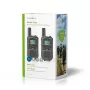 Nedis conjunto de walkie-talkies WLTK0500BK alcance de 5 km 8 canais PMR446