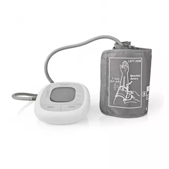 Nedis HCBL400WT medidor de tensão arterial, braço, ecrã LCD, braçadeira 22-42 cm, branco