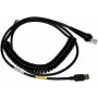 Honeywell Cabo de interface USB, USB Type-A para USB Type-C, cabo espiral 3m, Preto