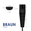 Akyga AK-PD-02 fonte de alimentação para máquina de barbear e aparador Braun, 5,9 V, 600 mA, 3,5 W, 1,5 m
